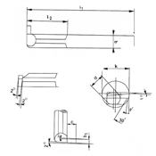 Ferramenta para Torno FAI Q10 DP30 Direita 4310.05003 